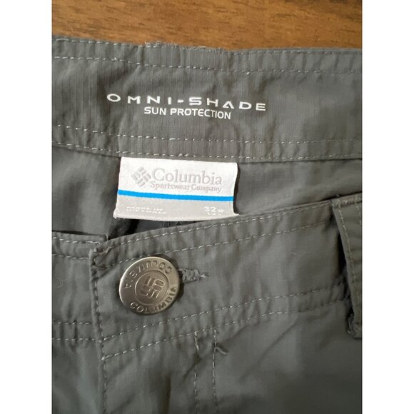 Columbia gray hiking cargo shorts Men's size 32 - Picture 5 of 6